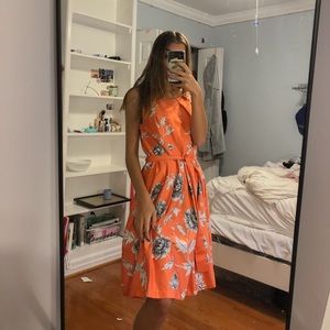 Orange floral Chetta B dress